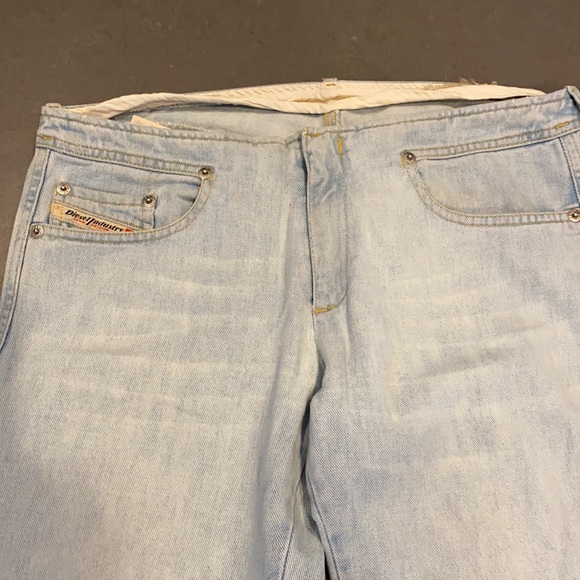 Diesel low waist pale blue jeans size 28 - Picture 2 of 10